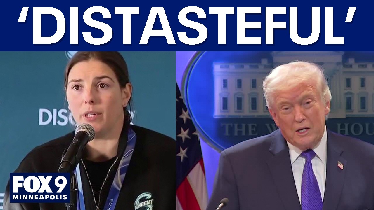 Team USA women's hockey player calls Trump's joke 'distasteful'