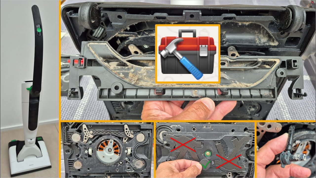 Kobold VK7 / Akku-Saugwischer SP7 - DIY, Reparatur, Wartung, Reinigung - Pumpe oder Düse defekt?