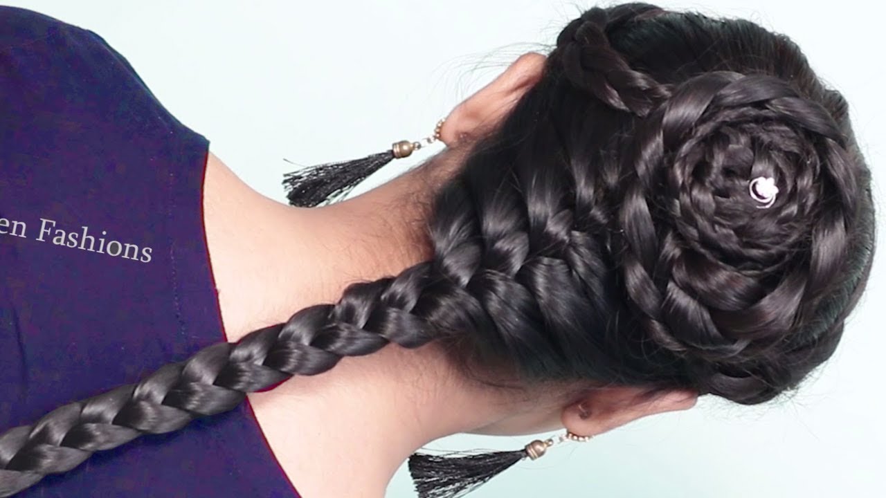 Simple Hairstyle For Girls 2019 Indian Wedding Hairstyles