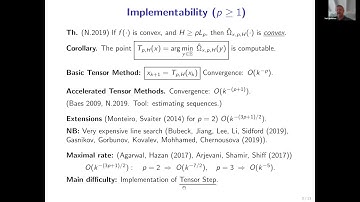 SIAM Mathematics of Data Science (MDS20) Distinguished Lecture Series: Yurii Nesterov