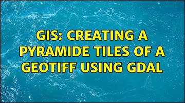 GIS: Creating a pyramide tiles of a geotiff using gdal