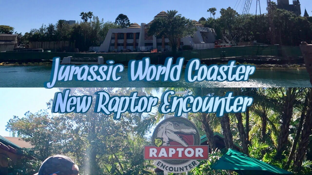 Jurassic World Coaster Update | New Raptor Encounter | HHN 29 Construction