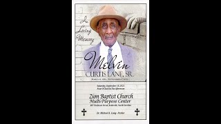 Melvin Curtis Lane, Sr.