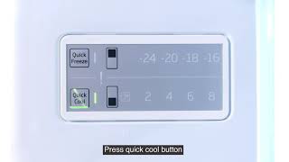 VOLTAS BEKO FROST FREE REFRIGERATOR DEMO - TEMPERATURE SETTING & INTERNAL CONTROL