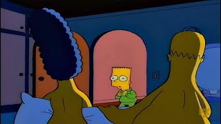 Bart catches his parents having sex | The Simpsons