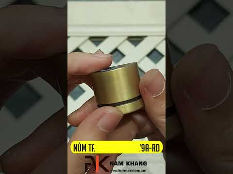Núm Cửa Tủ Dạng Tròn Bằng Đồng NK279A-RD