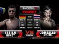 Fabian hundt vs  jomsalad sit jor  full fight muay thai  phoenix 7 phuket