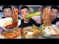 Mukbang food  eating foods sesame paste noodles hewei xiangsi silk noodles noodles sauce
