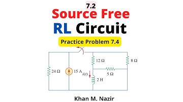 (E)LCA Pr 7.4 || Source Free RL Circuit