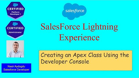Creating an Apex Class and and calling a method method 02