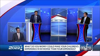 2022 Granite State Debate with candidates for governor: Top worry for their children's future in NH