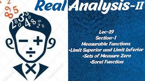 Lec-19 Real Analysis-II