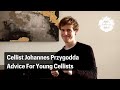 Cellist Johannes Przygodda Visiting Jargar Strings | Advice For Young Cellists