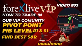 #FOREX LIVE CLASS HOW TO TRADE ON OUR SETUP PIVOT POINT ,FVG,FIB LEVEL Don't missed📈 URDU/HINDI