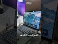 MSI's new laptop hides a secret on the back...