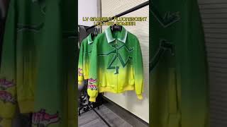 Louis Vuitton Fluo Gradient Leather Bomber Jasmin