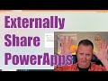 Sharing PowerApps with External Users