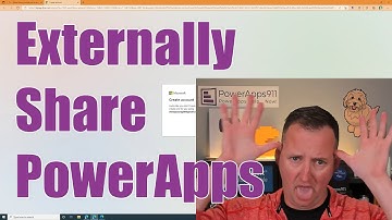 Sharing PowerApps with External Users