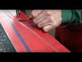 How To Welded Ski Base Repair Core Shots & On Edge