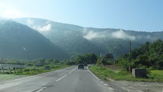 Beautiful mountain scenery and landscapes driving through the Carpathians [4K]