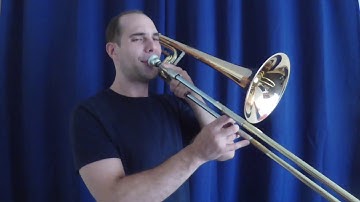 Legato (Slurs) on Trombone | Simple Easy Beginner Legato Tongue Exercise for Trombonists