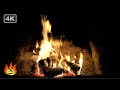 Ancient Fireplace with Crackling Fire and Thunder Sounds (4K Ultra HD)