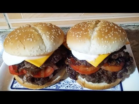 Smash Burger Recipe King Size Burger Chef Faisal 