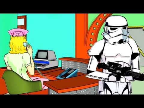 Stormtrooper Vs Nurse Barbara