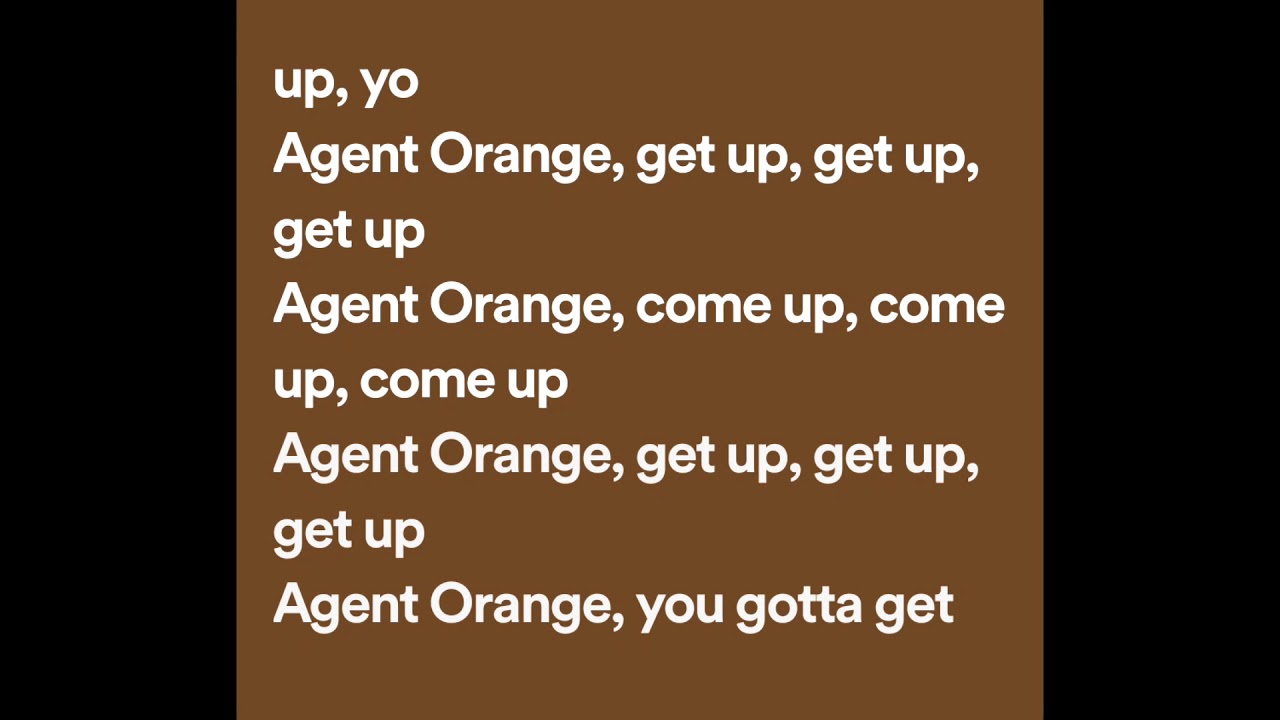 Slapshock - Agent Orange (Lyrics)