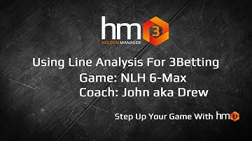 Using Line Analysis For 3Betting