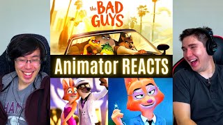REACTING to *The Bad Guys* THIS IS SO COOL!!! (First Time Watching) Animator Reacts