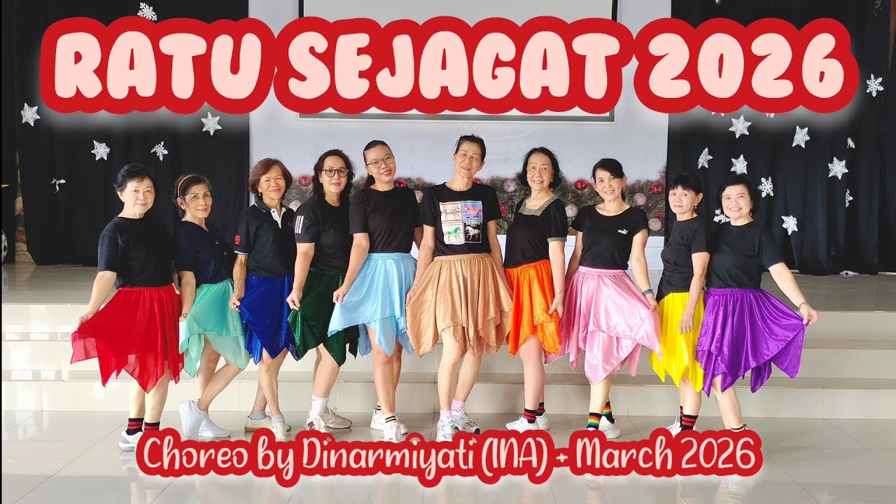 Ratu Sejagat 2026 Line Dance // Choreo by Dinarmiyati (INA) - March 2026