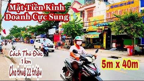 bán nhà mặt tiền kinh doanh tại dĩ an bình dương (528) | giáp ranh thủ đức | buôn bán sầm uất