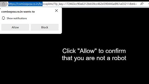 Comisopoa.co.in Push Notification - How to Remove It?