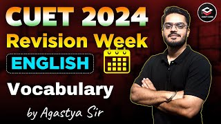 English Vocabulary for CUET 2024 | CUET Revision Week