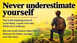 Don’t Underestimate Yourself || Graded Reader || Learn English Through Story Level 3 🔥✅