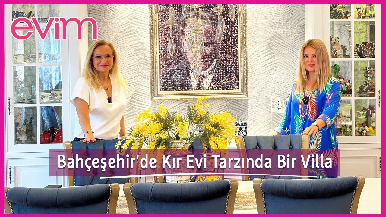 Bahçeşehir'de Kır Evi Tarzında Bir Villa | Evim ile Ev Turu