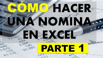 Como Hacer una Nomina en Excel - video 1
