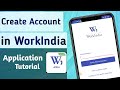 How to create account in workindia job search app