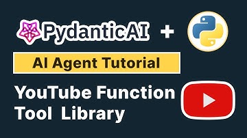 Add YouTube Search To AI Agents With This YouTube Function Toolkit Module | PydanticAI Tutorial