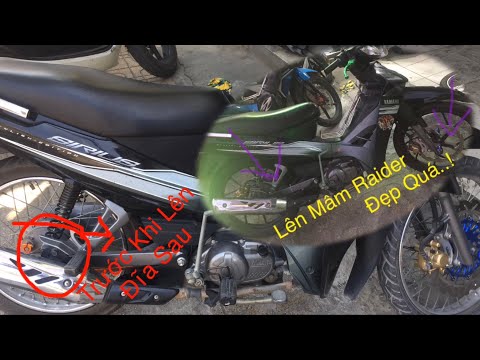 Video Nét Đẹp Tìm Ẩn Của Xe Sirius Lên Đĩa Sau + Mâm Raider... - youtube