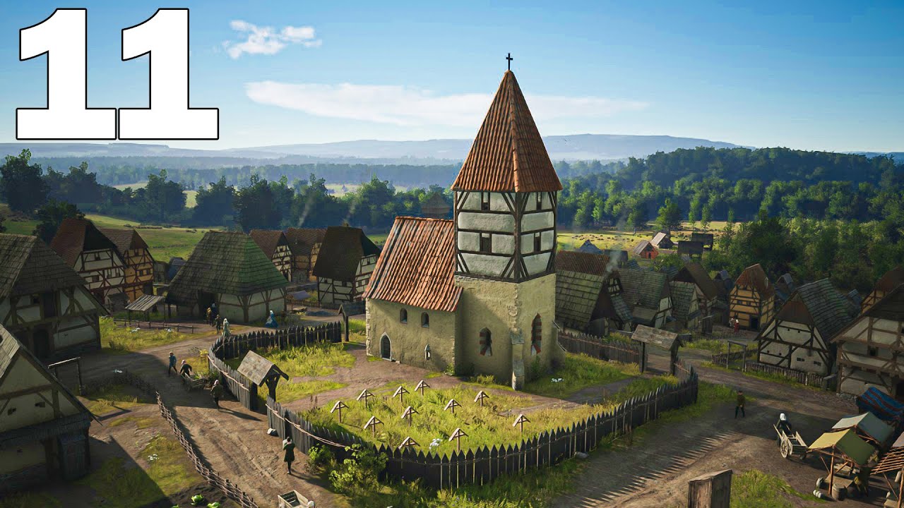 Building New Village Manor Lords Gameplay #11 - YouTube