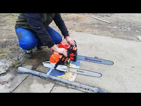 Stihl ms 462 C m & Husqvarna 395 XP Cold start