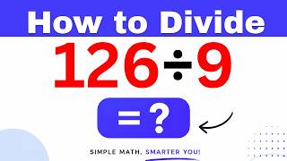 126÷9  Divide 126 by 9 - Long division Method