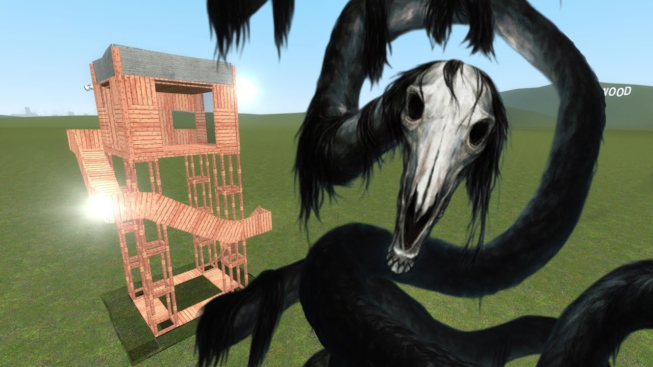 NEW Scary Long Horse Vs Houses In Garry's Mod