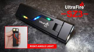 UltraFire SZ3 | 1300lm |  0–100° swivel head | CRI90 | RGB | Type-C | Magnetic | Spot & Flood