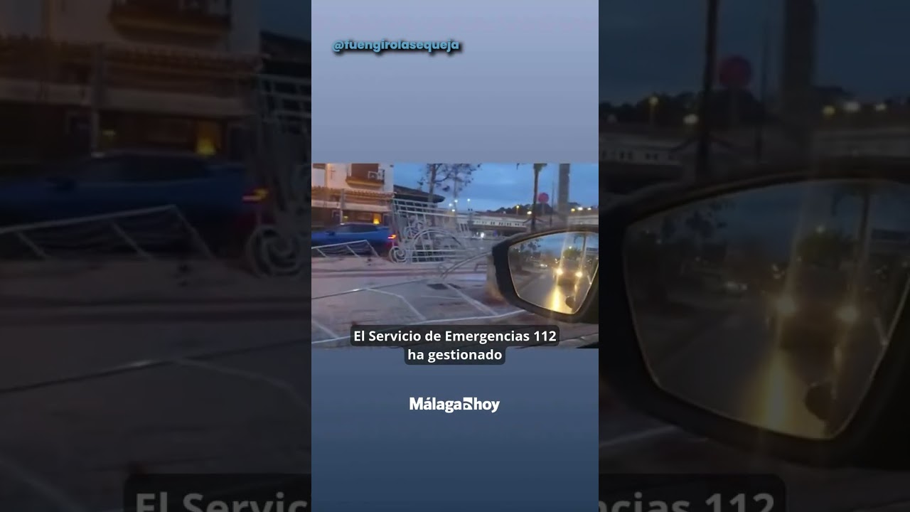 Las lluvias dejan esta madrugada en Málaga casi 15 litros por m2