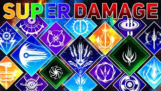 The BEST Super Damage in Season 21 (Super Damage Testing) | Destiny 2 Season of the Deep