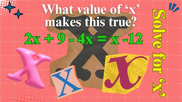 What value of x makes the equation true?