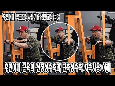 후면어깨 근육의 신장성수축과 단축성수축 지속사용 이해 | 후면어깨 목표근육사용기술 <strong>심화교육</strong> #3 | JM WORKOUT | 대표 김정민